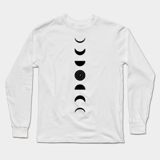 moon phases Long Sleeve T-Shirt